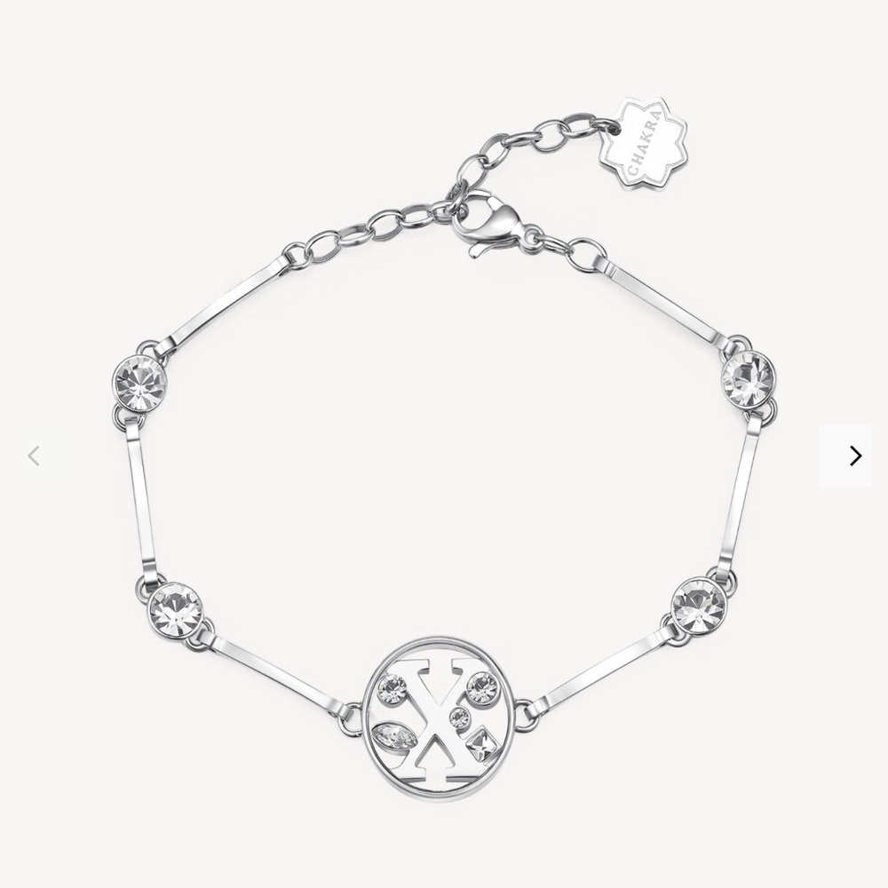 NEW NWT Brosway Bracelet Chakra X Alphabet